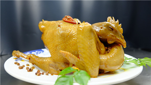 网红美食麻椒鸡,鸡肚子塞满花椒麻椒和辣椒