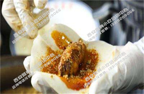 煎饼卷面筋技术培训